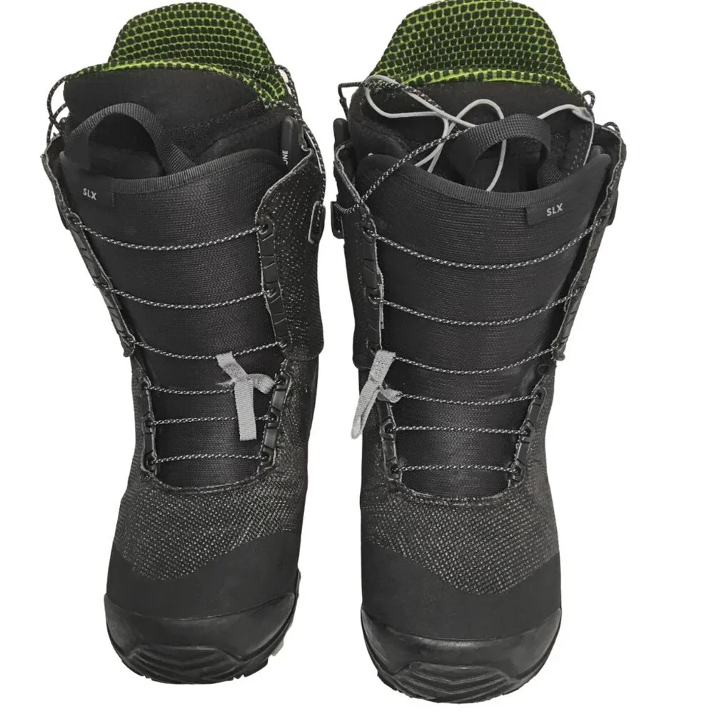 $650 Burton SLX Snowboard Boots! 9.5 Black Excellent Condition Top of the Line